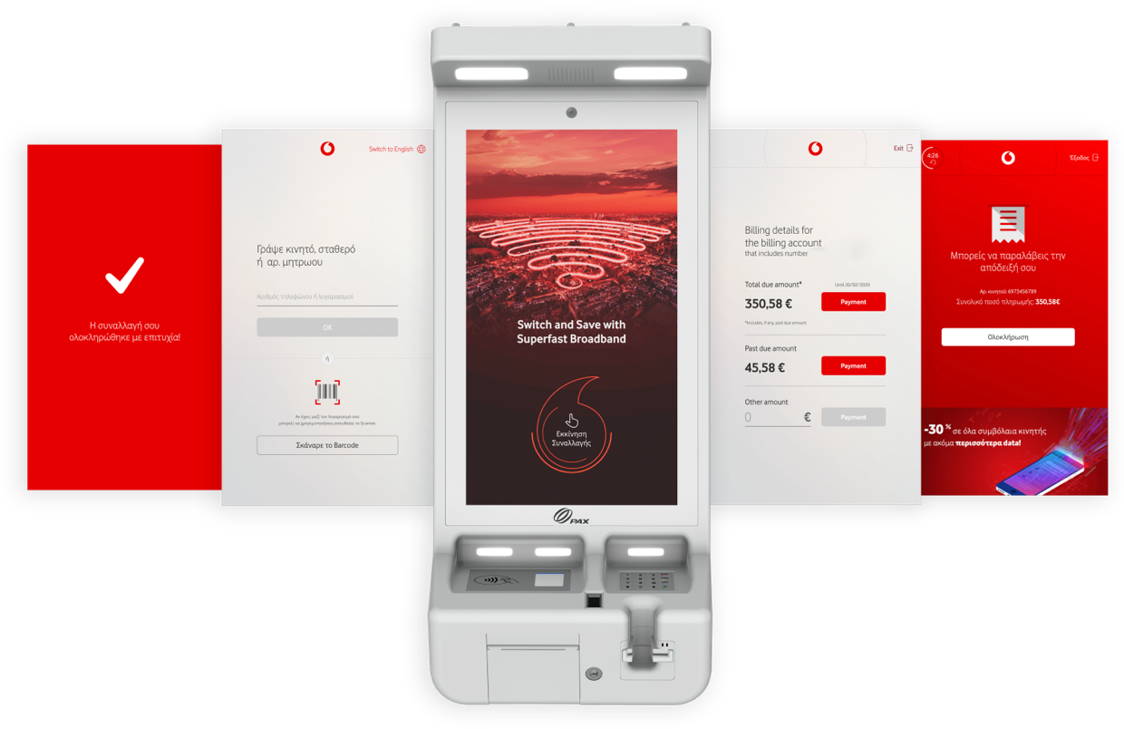 Vodafone accepts 1.000.000 unattended instore payments, with our self